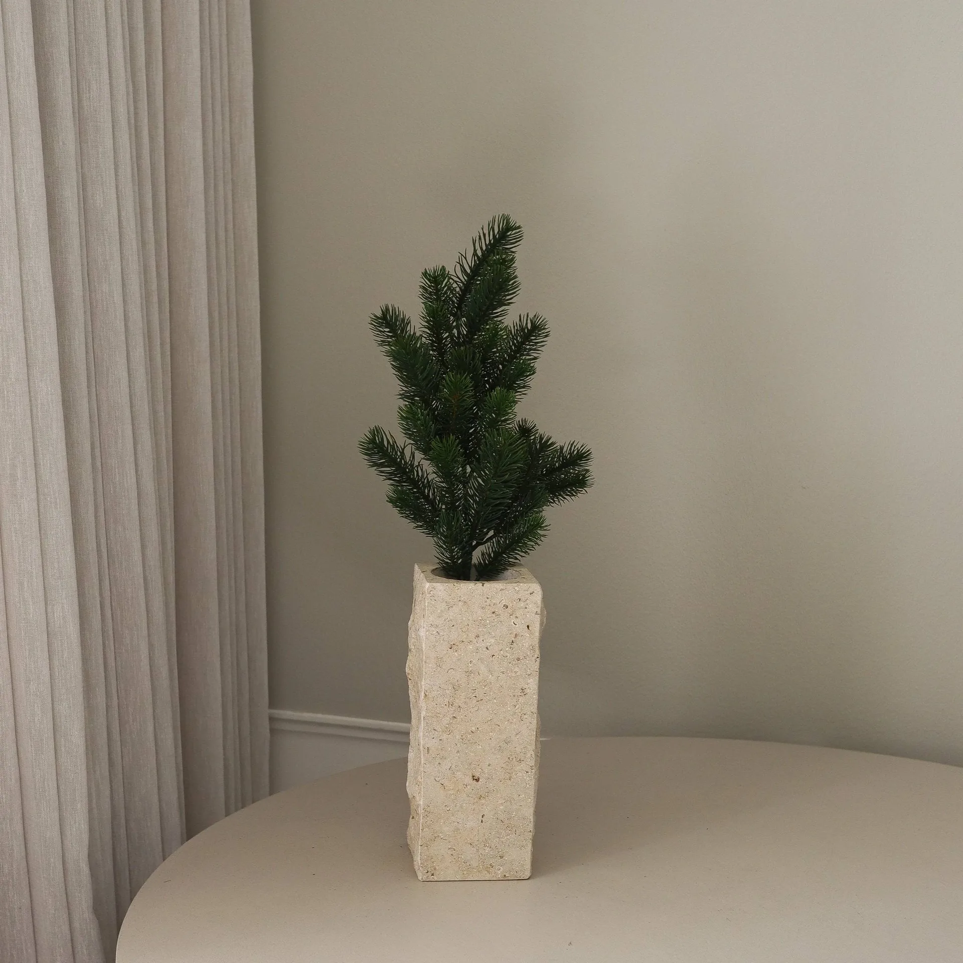 Tallkvist konstgjord växt, Grön, 65 cm Botané