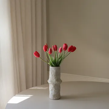 Tulpaner konstgjord bukett - Light red, 5 st - Botané