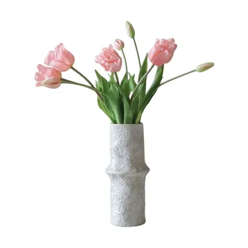 Tulpaner triumph konstgjord bukett - Ljusrosa, 10 st - Botané