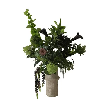 Verdant Noir konstgjord bukett - Kalla-spindelkrysantemum-höstsolros, 92 cm, 13 st - Botané