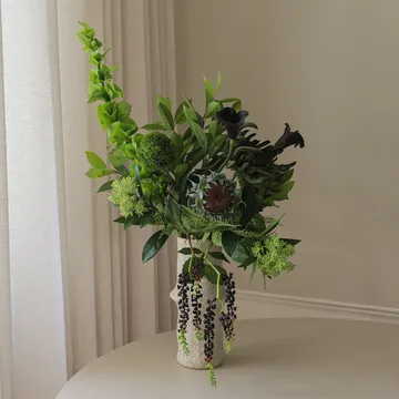 Verdant Noir konstgjord bukett - Kalla-spindelkrysantemum-höstsolros, 92 cm, 13 st - Botané