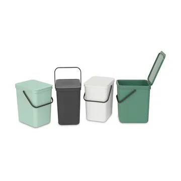 Avfallshink Sort & Go 25L - Jade Green - Brabantia