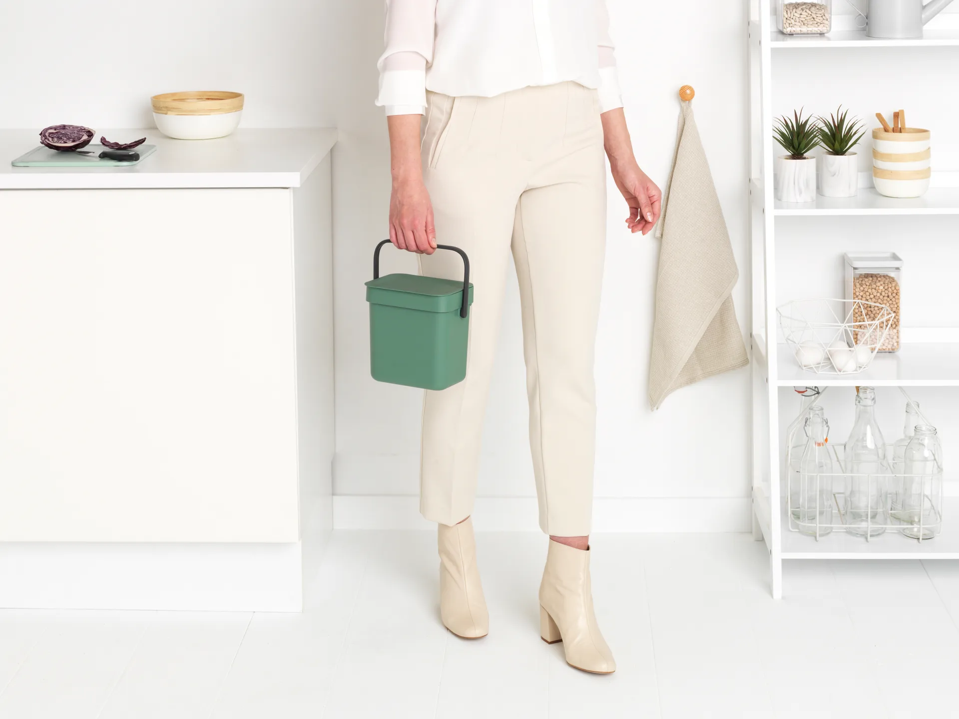 Avfallshink Sort & Go 3 L, Fir Green Brabantia