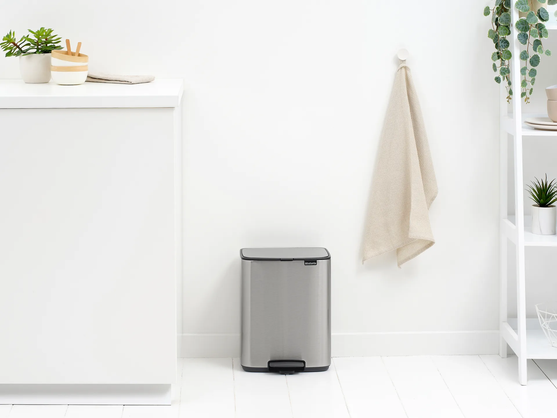 Bo pedalhink 12 L, Matt Steel Fingerprint Proof Brabantia