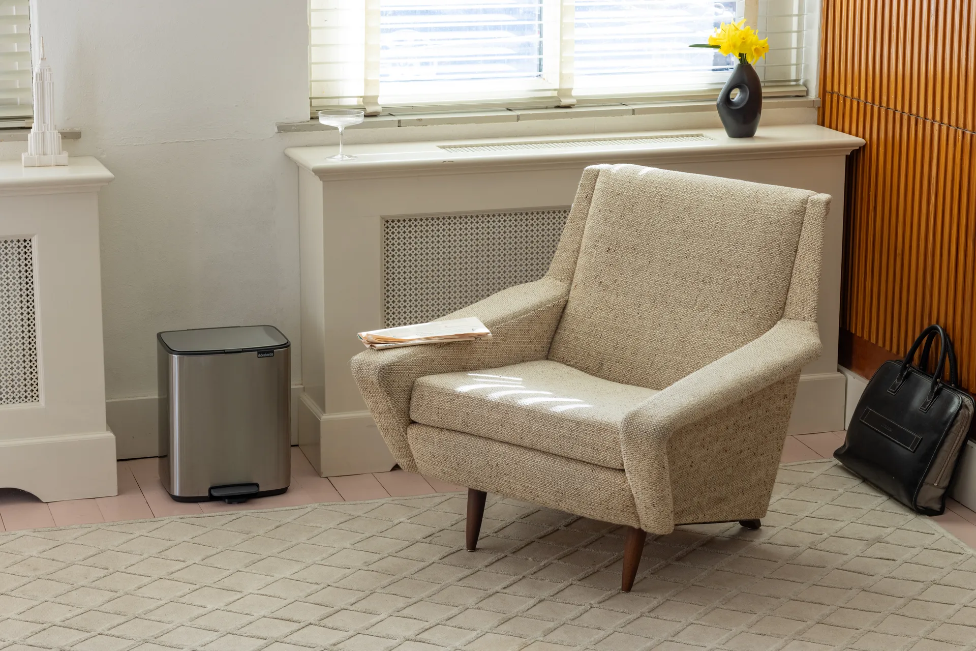 Bo pedalhink 12 L, Matt Steel Fingerprint Proof Brabantia