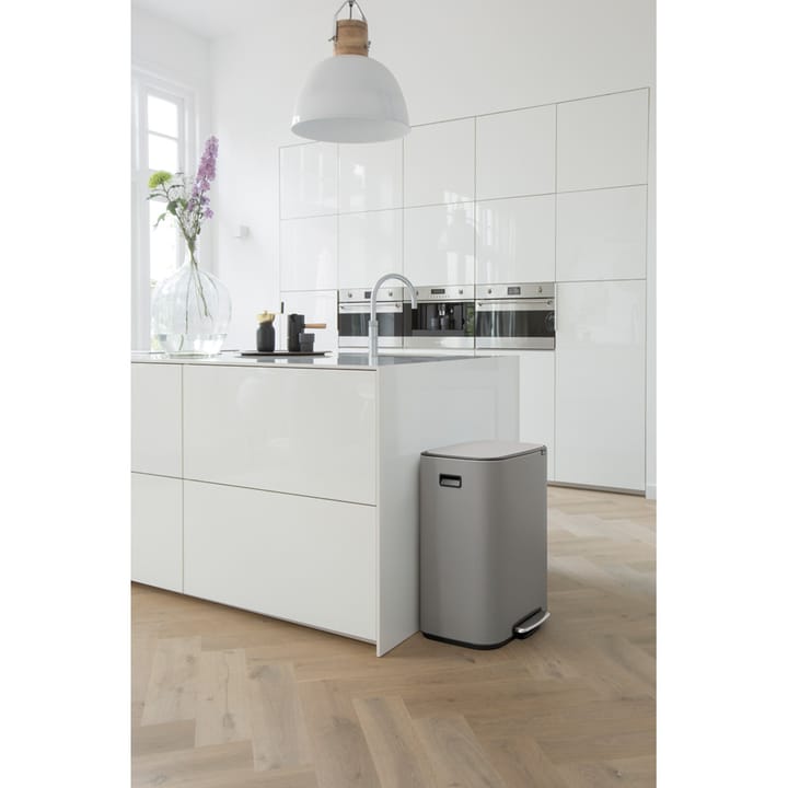 Bo pedalhink 2x30 L - Mineral concrete grey - Brabantia