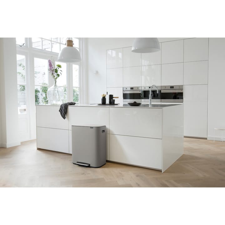 Bo pedalhink 2x30 L - Mineral concrete grey - Brabantia