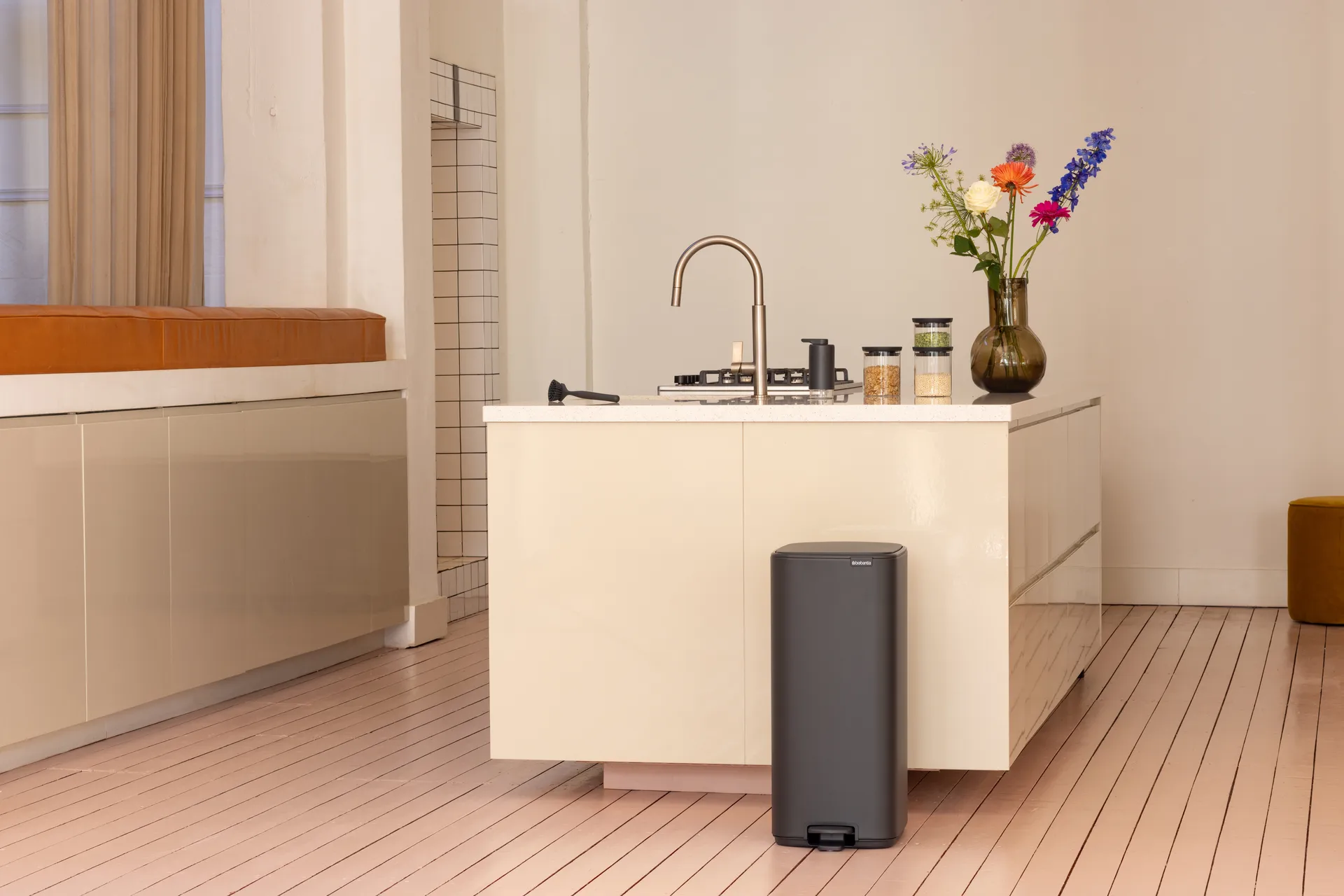 Bo pedalhink 30 L, Mineral Infinite Grey Brabantia