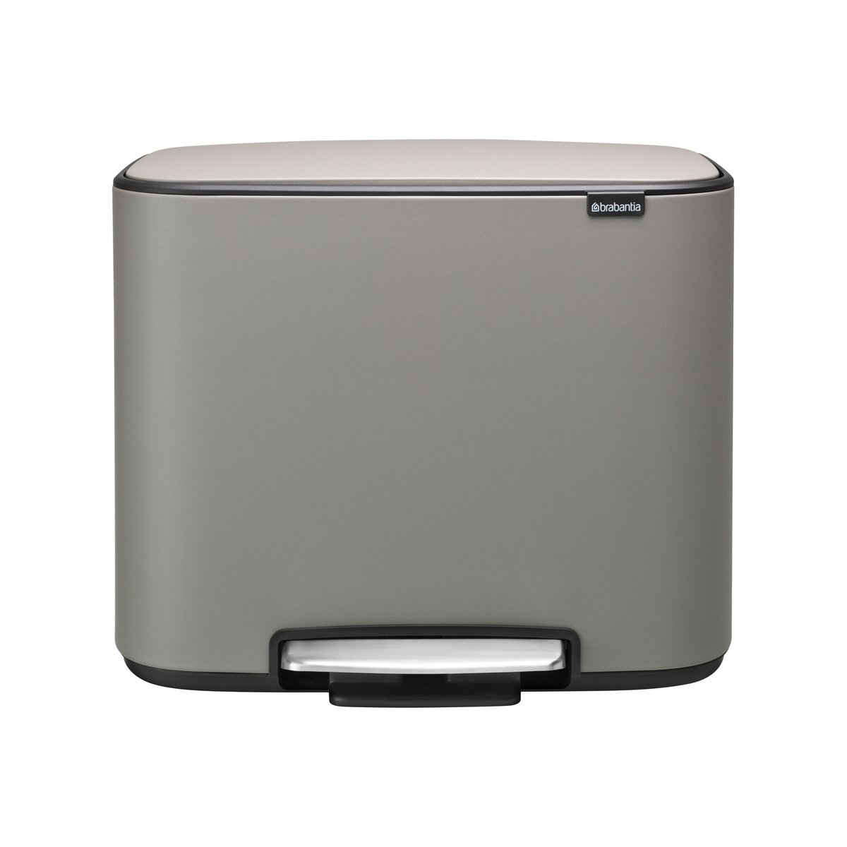 Brabantia Bo pedalhink 3x11 l mineral concrete grey