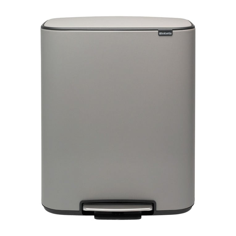 Brabantia Bo pedalhink 60 L Mineral concrete grey | Skandinavisk Design | Pedalhinkar | Grå