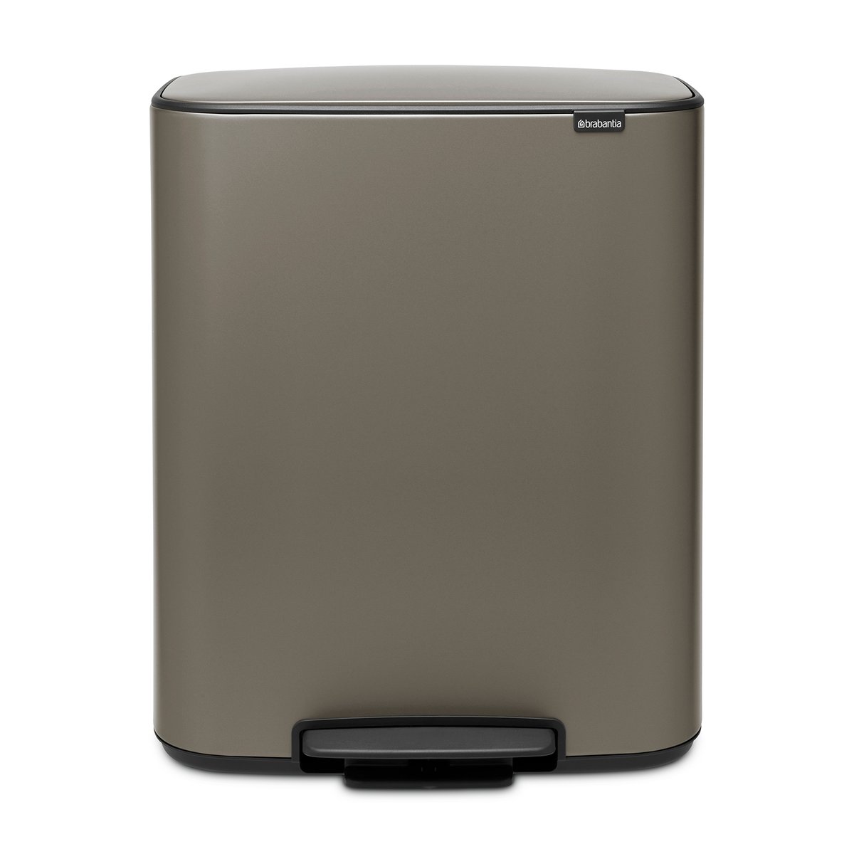 Brabantia Bo pedalhink 60 L Platinum | Skandinavisk Design | Pedalhinkar | Grå