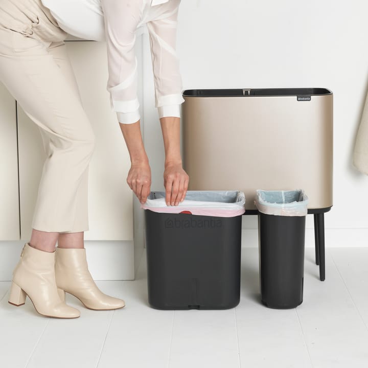 Bo touch bin 11+23 liter - Champagne - Brabantia