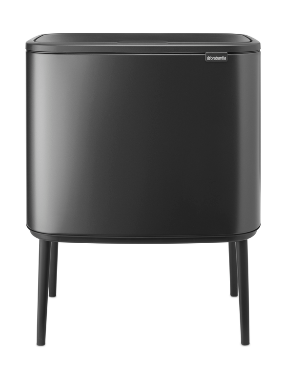 Brabantia Bo touch bin 11+23 liter Confident Grey | Skandinavisk Design | Pedalhinkar | Grå