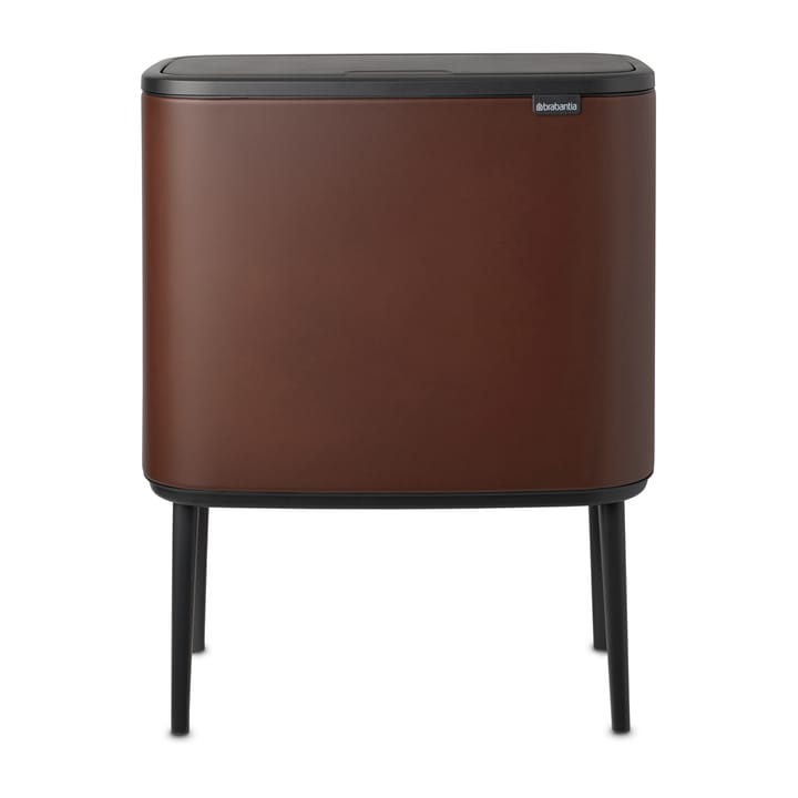 Bo touch bin 11+23 liter - Mineral cosy brown - Brabantia