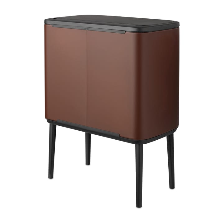 Bo touch bin 11+23 liter, Mineral cosy brown Brabantia