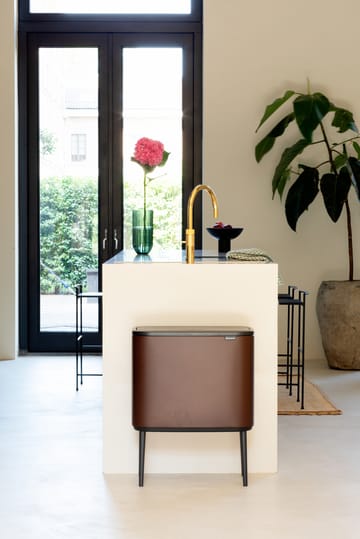 Bo touch bin 11+23 liter - Mineral cosy brown - Brabantia