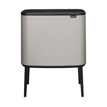 Bo touch bin 11+23 liter - Soft grey - Brabantia