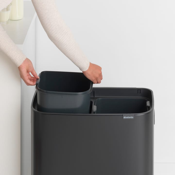 Bo touch bin 2x30 L - Matt svart - Brabantia