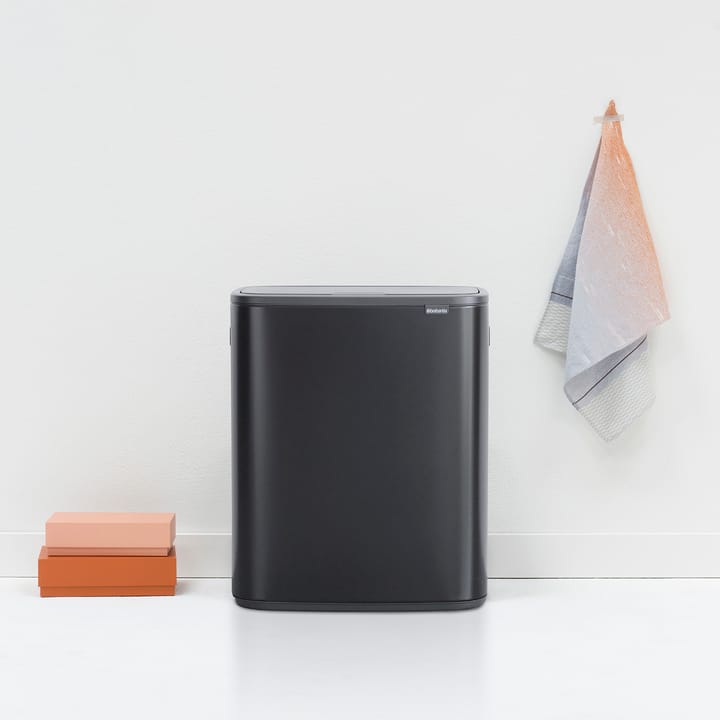 Bo touch bin 2x30 L, Matt svart Brabantia