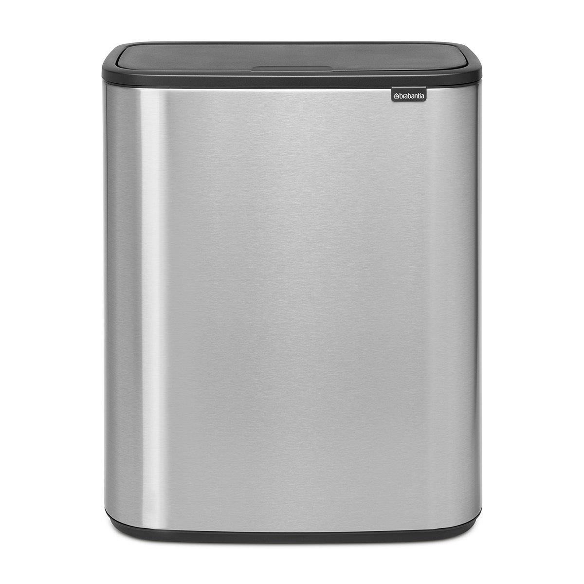 Brabantia Bo touch bin 2x30 L Mattborstat stål | Skandinavisk Design | Papperskorgar | Silverfärgad