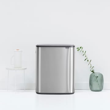 Bo touch bin 2x30 L - Mattborstat stål - Brabantia