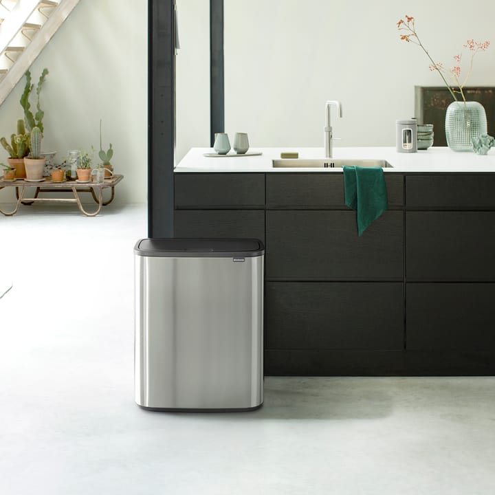 Bo touch bin 2x30 L - Mattborstat stål - Brabantia