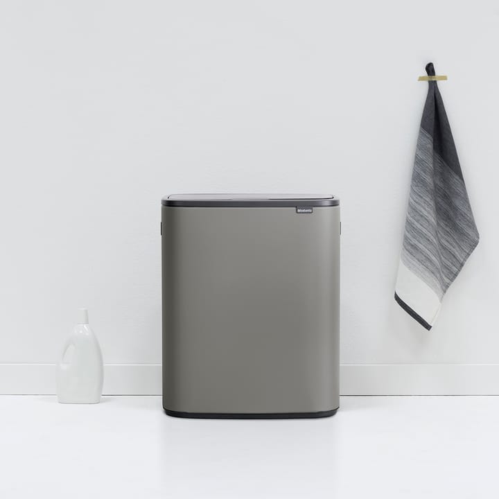 Bo touch bin 2x30 L - Mineral concrete grey - Brabantia