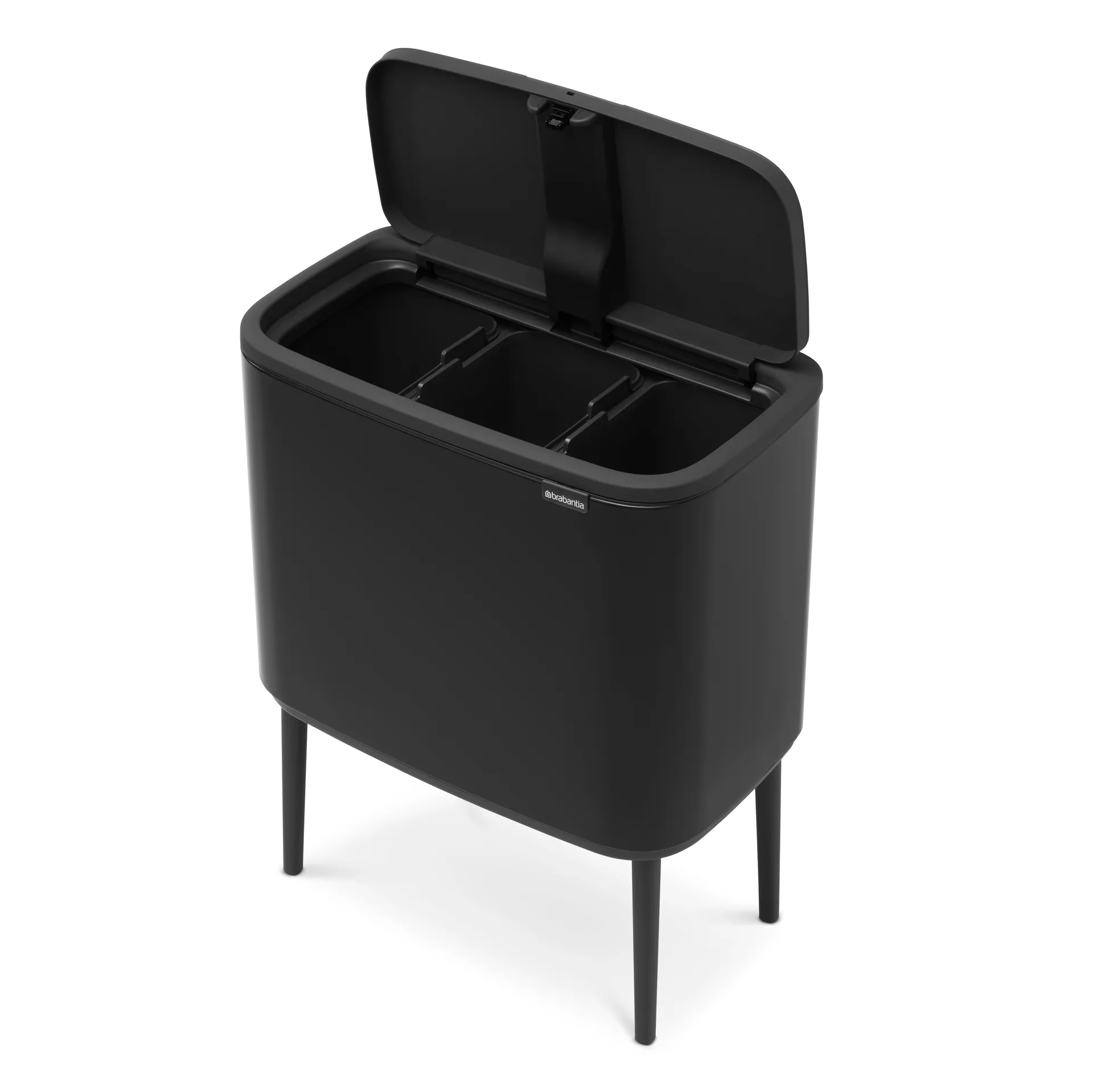 Bo touch bin 3x11 liter, matt svart Brabantia