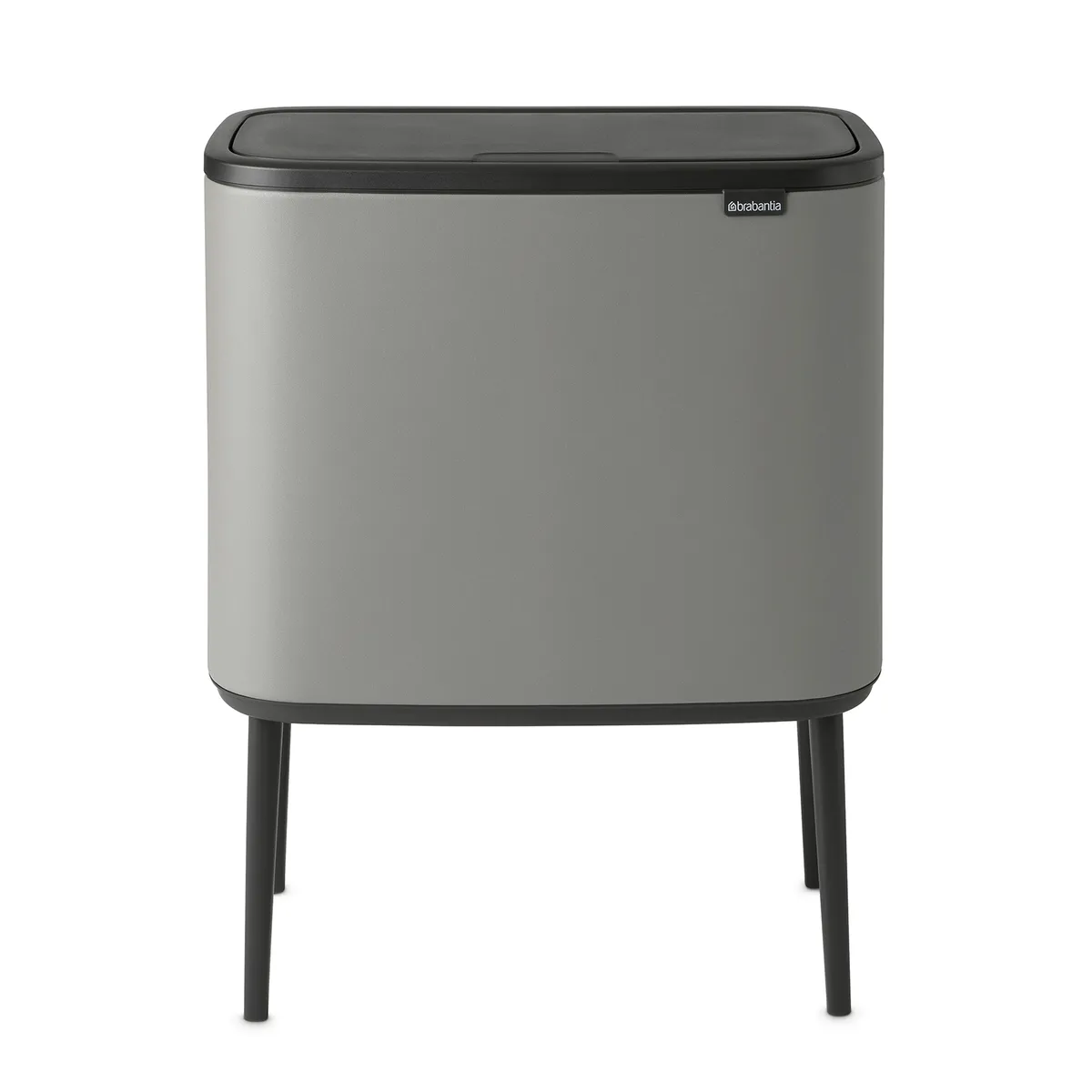 Brabantia Bo touch bin 3x11 liter Mineral concrete grey