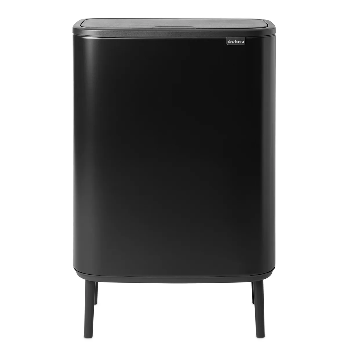 Brabantia Bo touch bin high 2x30 L Matt svart