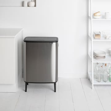 Bo touch bin high 2x30 L - Mattborstat stål - Brabantia