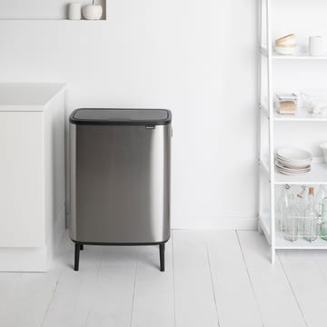 Bo touch bin high 2x30 L - Mattborstat stål - Brabantia