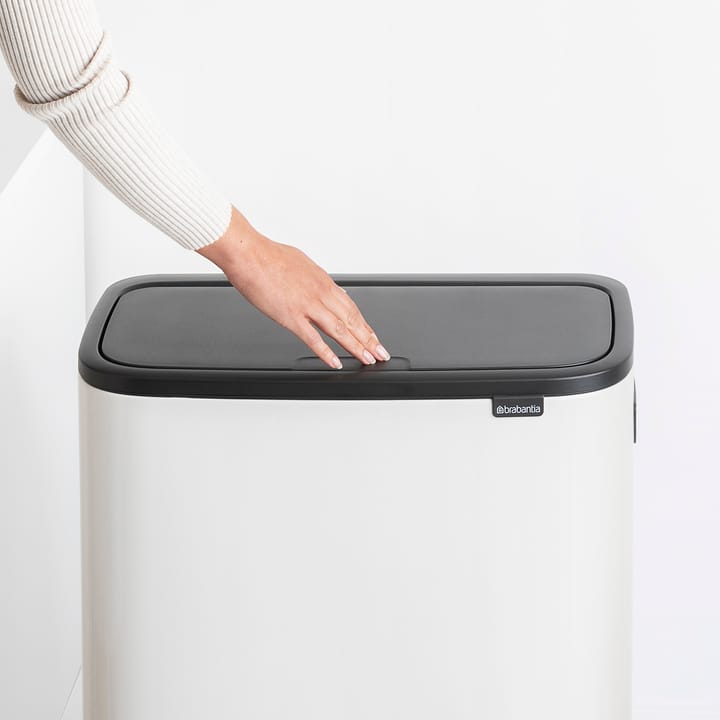 Bo touch bin high 2x30 L - Vit - Brabantia