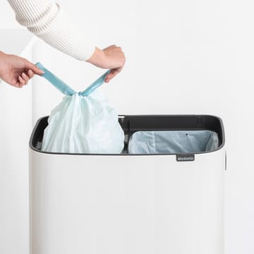 Bo touch bin high 2x30 L - Vit - Brabantia