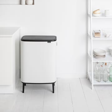 Bo touch bin high 2x30 L - Vit - Brabantia