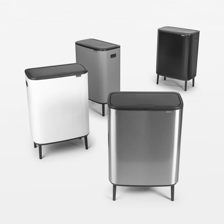 Bo touch bin high 2x30 L - Vit - Brabantia