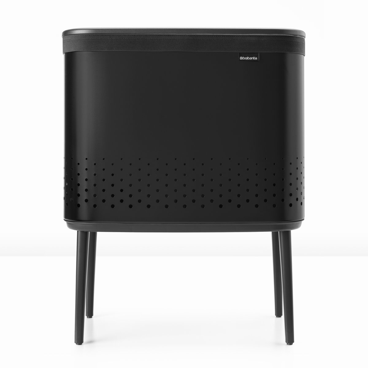 Brabantia Bo tvättkorg 60 L Matt svart | Skandinavisk Design | Tvättkorgar | Svart