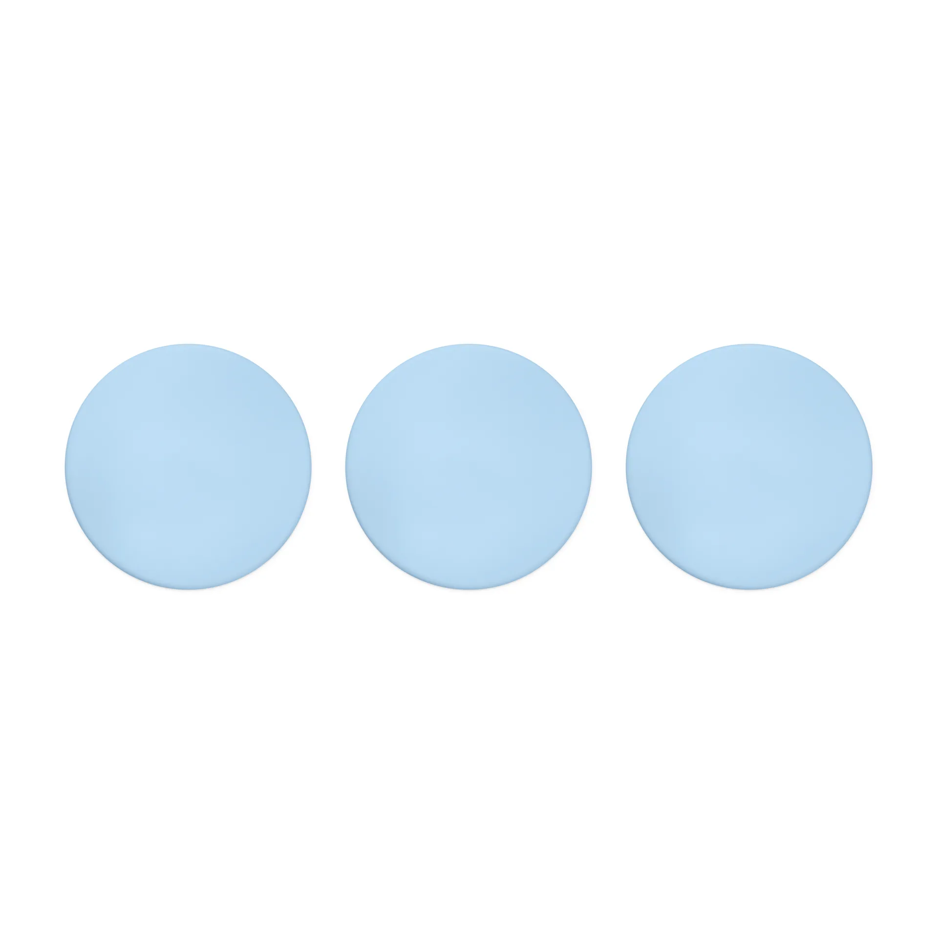 Brabantia förvaringsburk 1,4 liter 3-pack, Dreamy blue Brabantia