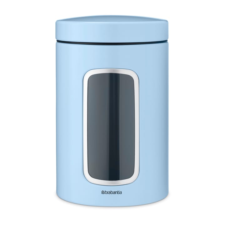 Brabantia förvaringsburk med fönster 1,4 liter, Dreamy blue Brabantia