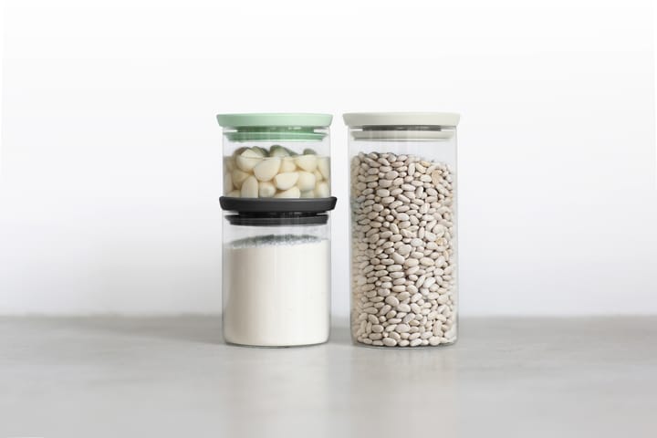 Brabantia glasburk 3-pack, Svart-grå-grön Brabantia