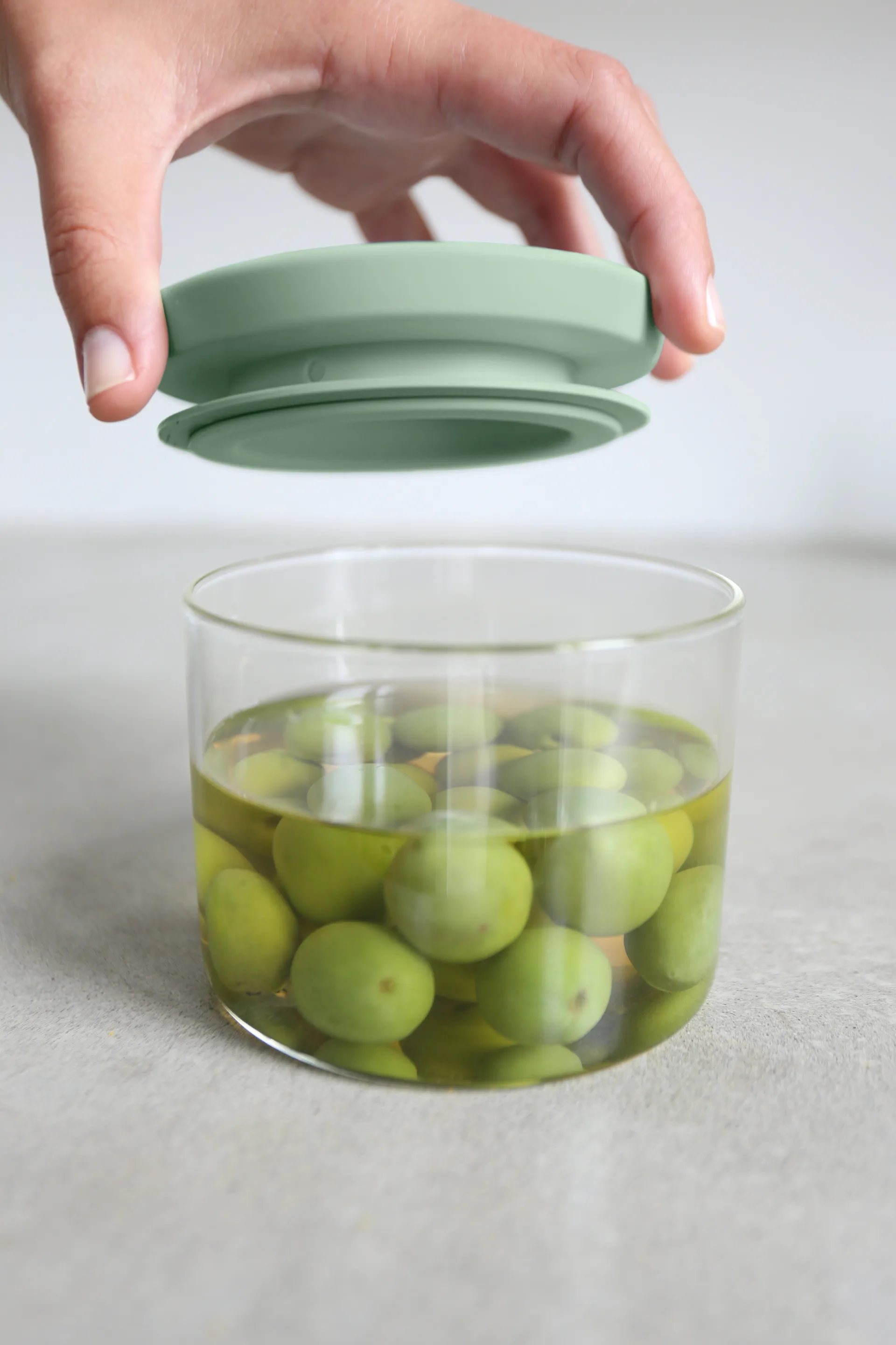Brabantia glasburk 3-pack, Svart-grå-grön Brabantia