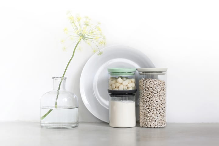 Brabantia glasburk 3-pack, Svart-grå-grön Brabantia