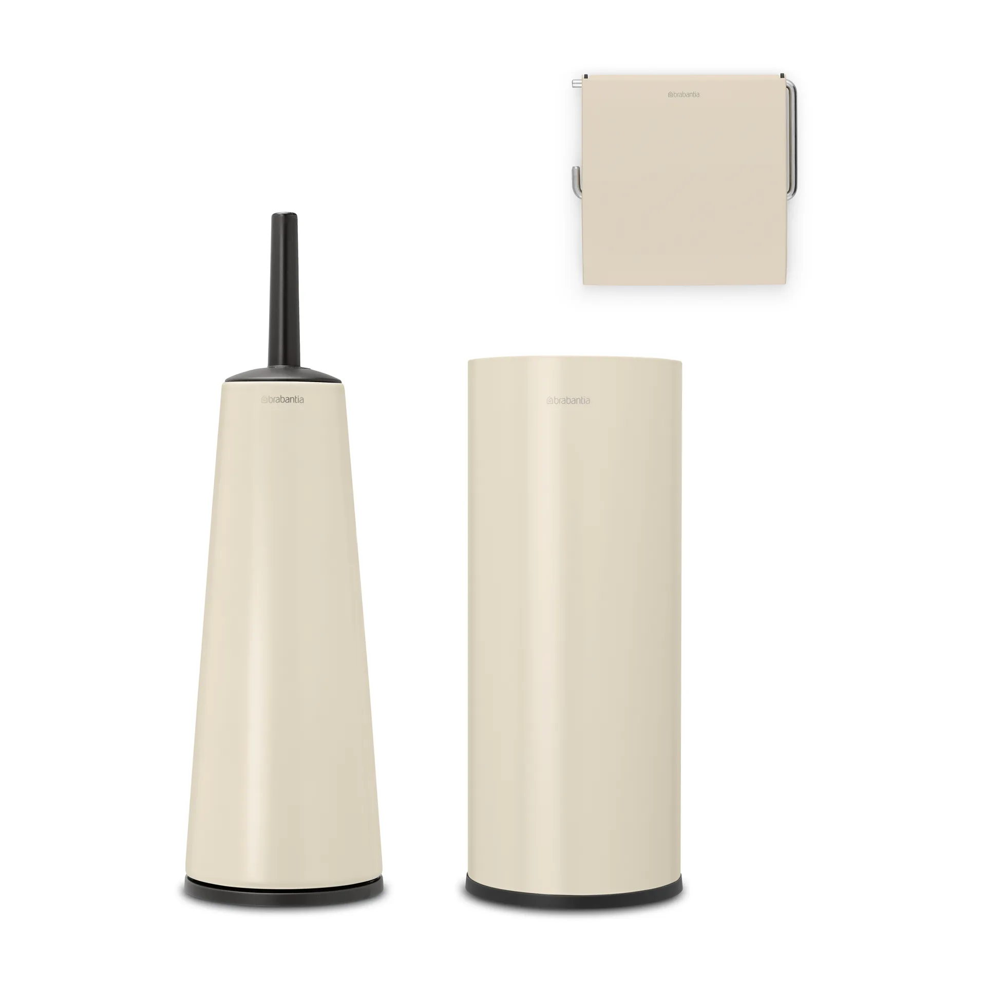 Brabantia ReNew badrumstillbehör 3 delar, Soft Beige Brabantia