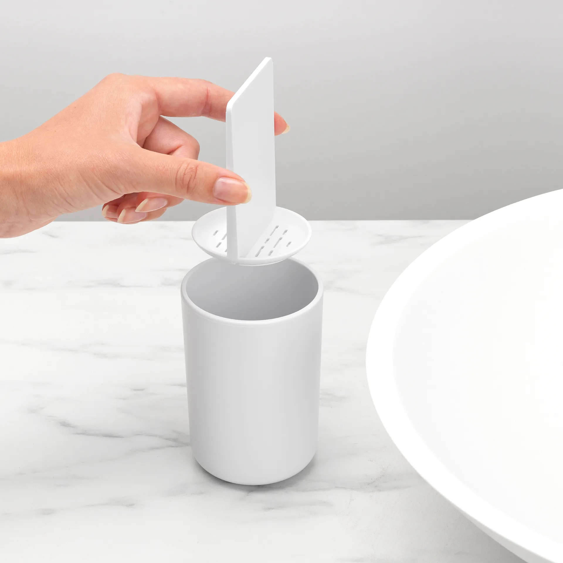 Brabantia ReNew tandborsthållare, Vit Brabantia