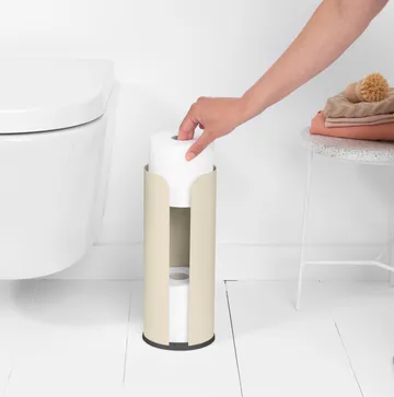 Brabantia ReNew toalettrullebehållare - Soft Beige - Brabantia