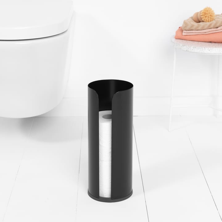 Brabantia toalettpappershållare för 3 rullar - Matt black - Brabantia