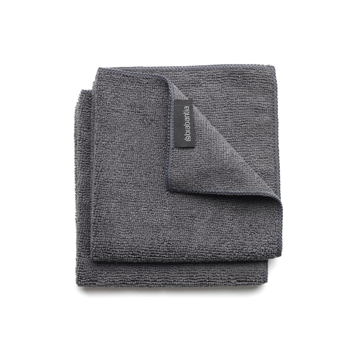 Brabantia trasa microfiber 2-pack mörkgrå | Skandinavisk Design | Övrigt diskning & städning | Grå