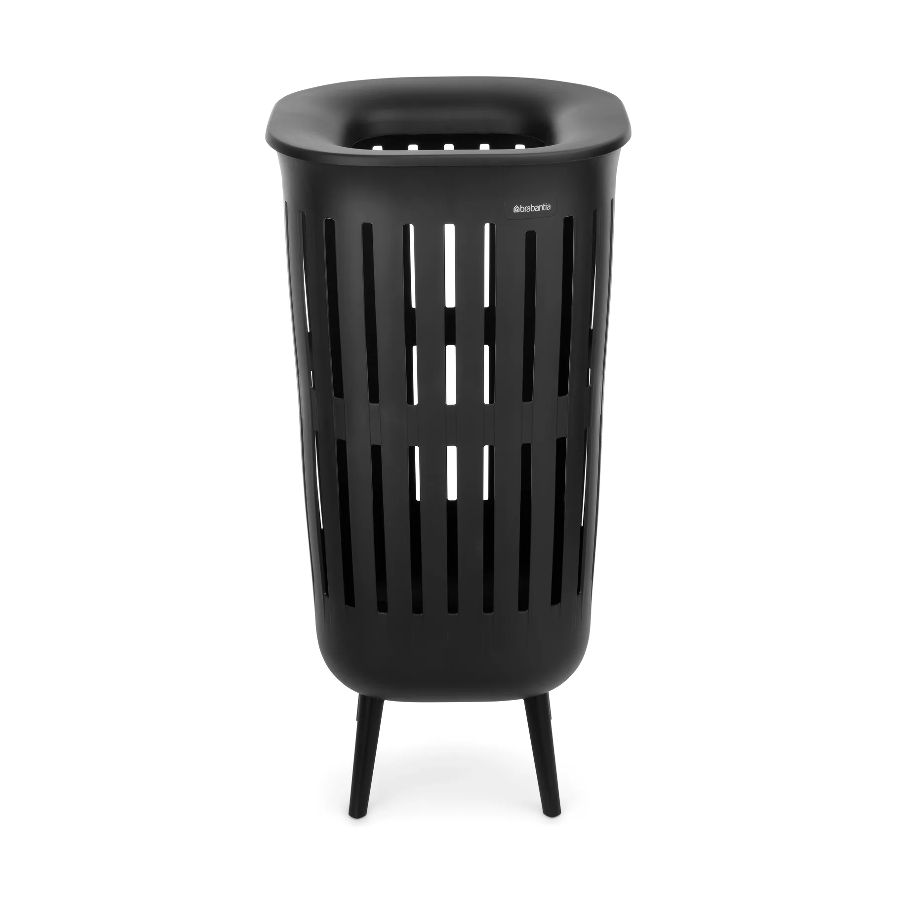 Collect-It tvättkorg, Svart, hög, 55 L Brabantia