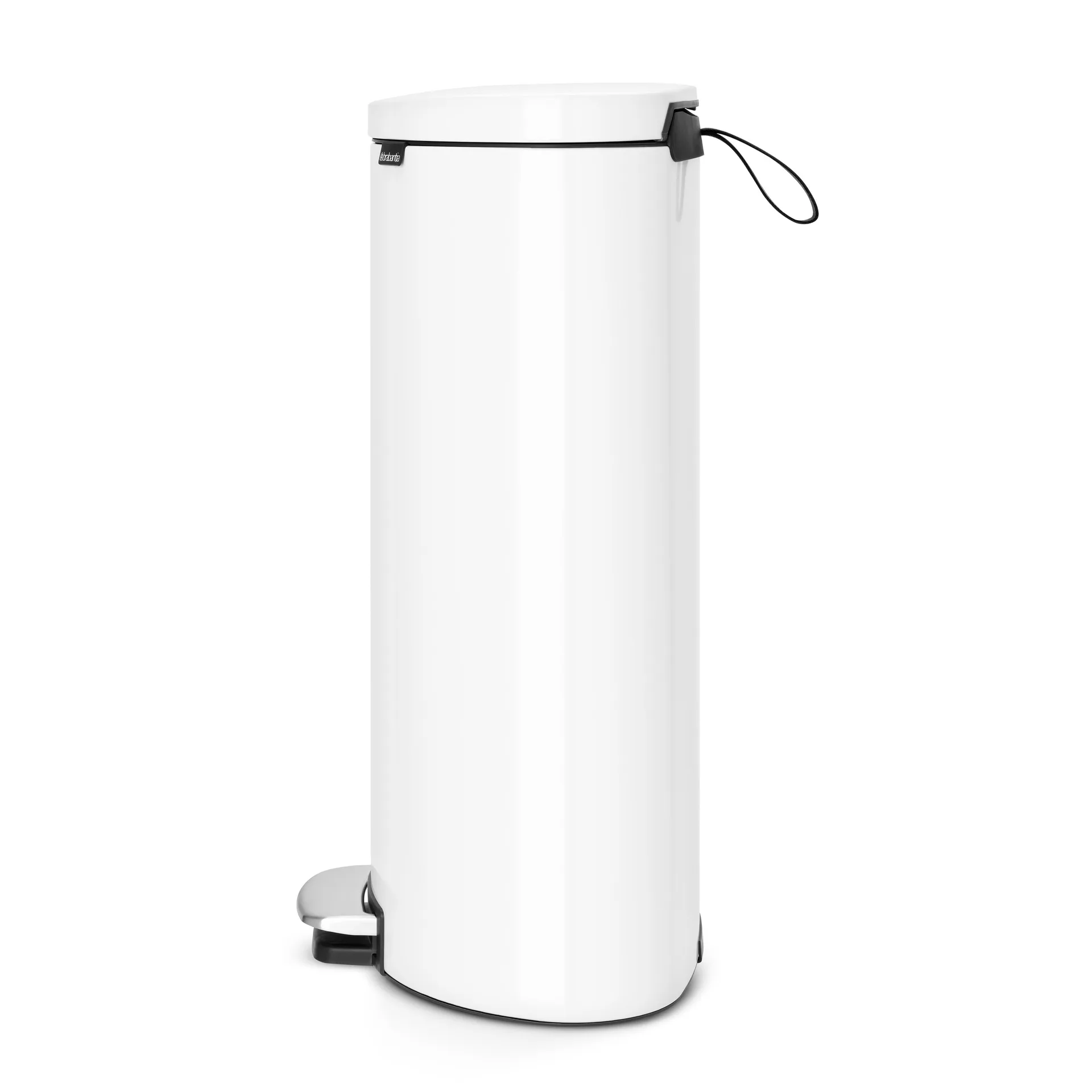FlatBack+ pedalhink Silent 30 liter, white (vit) Brabantia