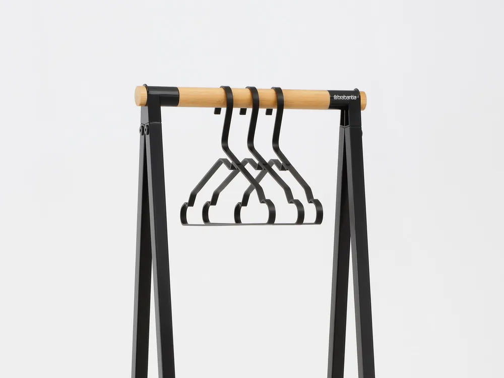 Linn klädställning kompakt, Svart Brabantia